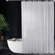 Водонепроницаемая шторка для ванной комнаты Bathlux 180 x 180 см Прозрачная (DX4033) - изображение 1