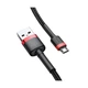 Кабель для быстрой зарядки Baseus Cafule Cable USB for Micro USB 2.4A 1м (CAMKLF-B91) Black/Red - изображение 6