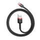 Кабель для быстрой зарядки Baseus Cafule Cable USB for Micro USB 2.4A 0.5м (CAMKLF-A91) Black/Red - изображение 6