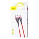 Кабель для быстрой зарядки Baseus Cafule Cable USB for Micro USB 2.4A 1м (CAMKLF-B09) Red - изображение 10