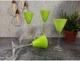 Набор бокалов для мартини Bohemia Pralines 90 мл х 4 шт Green (b40916-D5248) - изображение 2