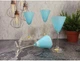 Набор бокалов для мартини Bohemia Pralines 90 мл х 4 шт Blue (b40916-D5249) - изображение 2