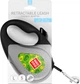 Поводок-рулетка для собак Collar WAUDOG R-leash, рисунок "Авокадо", L, до 50 кг, 5 м, светоотражающая лента (8126-0048-01) - изображение 2