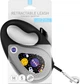 Поводок-рулетка для собак Collar WAUDOG R-leash, рисунок "NASA", M, до 25 кг, 5 м, светоотражающая лента (8125-0047-01) - изображение 2