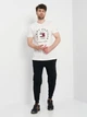 Футболка хлопковая длинная мужская Tommy Hilfiger 11032.3 S Белая - изображение 3