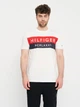 Футболка хлопковая длинная мужская Tommy Hilfiger 11041.3 S Белая - изображение 1