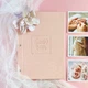 Первый альбом малыша "Baby book", детский фотоальбом на украинском, цвет светло-розовый - изображение 3