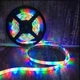 Светодиодная лента влагозащищенная LED 3528 RGB 12v с контроллером+Пульт +блок питания 5м - изображение 6