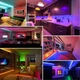 Светодиодная лента влагозащищенная LED 3528 RGB 12v с контроллером+Пульт +блок питания 5м - изображение 8