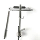 Кальян Trumpet Hookah Silver на колбе Steamulation ST Black Комплект 60 см - изображение 2