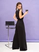 Комбинезон женский ISSA PLUS 14064 L Черный (issa2007682440320) - изображение 2