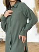 Женская рубашка COSY из муслина Coconut M зеленая MD05 - изображение 6
