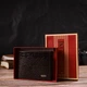 Чоловічий гаманець із натуральної шкіри з тисненням під крокодила CANPELLINI без застібки з монетницею Коричневий (bg219fash26) - зображення 10