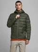 Куртка Jack & Jones JJEMAGIC PUFFER HOOD STS XXL темно-зелений 12173751Rosin - зображення 1