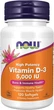 Витамин Д3 5000 МЕ Now Foods Vitamin D3 5000 IU, 120 капсул - изображение 1