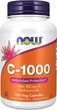 Витамин С 1000 мг с биофлавоноидами Now Foods, C-1000, 100 капсул - изображение 1