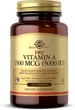 Вітамін A 5000 IU Solgar, Dry Vitamin A, 1500 мг, 100 таблеток - зображення 1