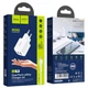 Комплект СЗУ+кабель Micro Hoco N8 Briar dual port для заряджання White (750706) - зображення 5