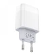 Комплект СЗУ + кабель Lightning Hoco C73A 2 USB для зарядки White (734107) - изображение 4