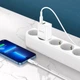 Комлект СЗУ + кабель Lightning Borofone BA69A Resource PD20W+QC3.0 C to iP для зарядки White (756152) - изображение 5