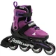 Ролики Rollerblade Microblade 2024 36,5-40 Чорний-Фіолетовий - изображение 1