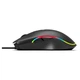 Игровая компьютерная мышь Aikun Optical Gaming GX66 USB, RGB подсветка, проводная, 1200-7200DPI Black - изображение 5