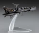 Сборная модель 1/2500 космического корабля Space Pirate Battleship Arcadia Third Ship (Variant) Attack Enhanced Type Hasegawa 64799 - изображение 3