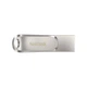 Накопичувач SanDisk 64GB USB 3.1 Type-A + Type-C Dual Drive Luxe Срібний (SDDDC4-064G-G46) - изображение 2
