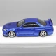 Модель машины Nissan GtR R34 Форсаж 1:64 металлическая с подставкой Синий (1012-606-03) - изображение 4