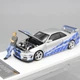 Модель машини Nissan GtR R34 Форсаж 1:64 металева з підставкою Сірий із синім (1012-606-02) - зображення 12