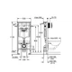 Инсталляция для унитаза GROHE RAPID SL 38722001 - изображение 2
