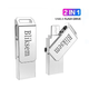 Флешка Bliksem USB 2.0 OTG 64 ГБ (64 GB USB Flash Drive) металлическая скоба USB + USB micro - изображение 3