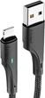 Кабель Essager Rousseau USB to Lightning 2.4A Fast Charging Cable 0.25 м Black (EXCL-LSB01) - изображение 1