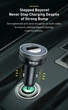 Автомобільний FM-трансмітер Baseus CCLH-01 Bluetooth 5.0 FM-передавач 2 USB AUX ресивер, модулятор, плеєр MP3 black (6953156206816) - зображення 8