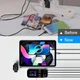 Зарядна станція ASOMETECH 40W LED дисплей USB+Type-C 8-портовий настільний зарядний пристрій Швидка USB-зарядка QC3.0 PD3.0 - зображення 8