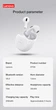 Bluetooth навушники Lenovo BT 5.0 TWS EARBUDS White (6970648213138) - зображення 13