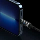 Кабель Baseus Explorer Series Auto Power-Off Fast Charging Data Cable Type-C to IP 20W 1m CATS000001 Black - зображення 2