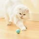 Игрушка для кошки USB smart мяч-шарик PetGravity с хаотическим движением и световой панелью. Голубой - изображение 2