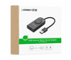 Звукова карта USB AUX jack, TRS(Mic + Ear) SSS1629 Ugreen Чорна CM129 - изображение 4