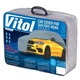 Тент автом Vitol JC13401 M на джип минивэн серый с подкладкой PEVA PP Cotton 432х185х145 - изображение 1