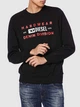 Bluza bez kaptura męska Diesel S-GIRK-K10 A00320RHATY9XX XL (6US) Czarna (8059038537981) - obraz 1