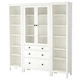 Комбінація стелажів з дверцятами/шухлядами ІКЕА HEMNES 188х197 см (s99234255) - изображение 1
