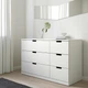 Комод ІКЕА NORDLI 120х76 см (s09239498) - зображення 2