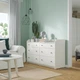 Комод ІКЕА HAUGA 138x46x84 см Білий (00581536) - изображение 5