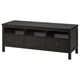 Тумба під телевізор ІКЕА HEMNES 148х47х57 см Чорно-коричневий (50297046) - зображення 1