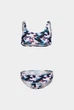 Купальник для дівчаток Arena TIE AND DYE BIKINI TOP Білий, Синій, Різнокольоровий 116см (006206-500) - зображення 1