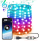 Гирлянда Наружная водонепроницаемая Пластик Bluetooth App Control String USB RGB (1639BTACSGRLNDC27) CLS55 - изображение 2