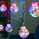 Гирлянда Xmas с дедом морозом 200L M-1 Copper curtain ball lamp Мультицветная 3M*1.5M RGB - изображение 3