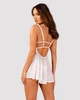 Воздушная сорочка Obsessive Heavenlly babydoll Белая M/L (SO8164) - изображение 2