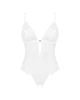 Боди с интимным разрезом Obsessive Heavenlly Белое XS/S (SO8166) - изображение 5
